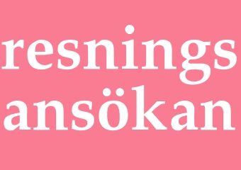 Synonym resningsansökan