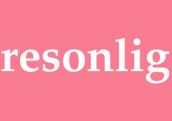 Synonym resonlig