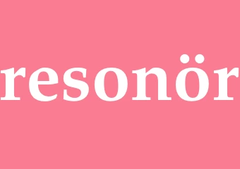 Synonym resonör