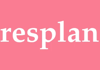 Synonym resplan