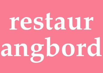 Synonym restaurangbord
