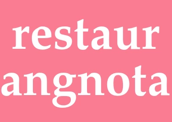 Synonym restaurangnota