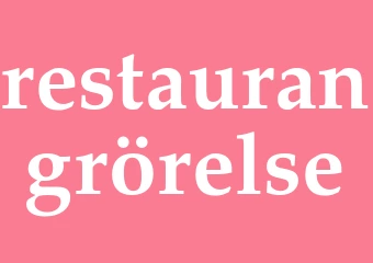 Synonym restaurangrörelse