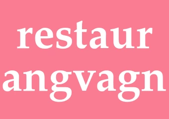 Synonym restaurangvagn