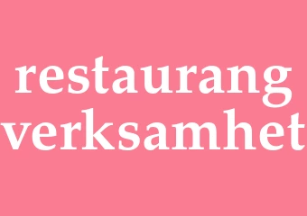 Synonym restaurangverksamhet