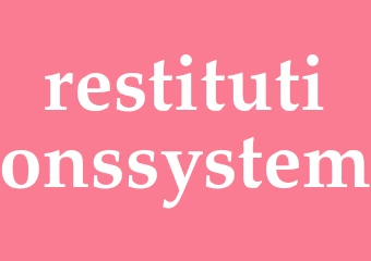 Synonym restitutionssystem