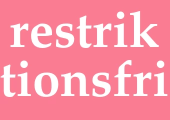 Synonym restriktionsfri