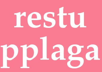 Synonym restupplaga