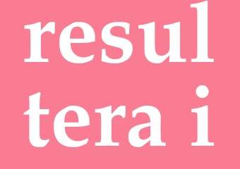 Synonym resultera i