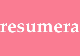 Synonym resumera