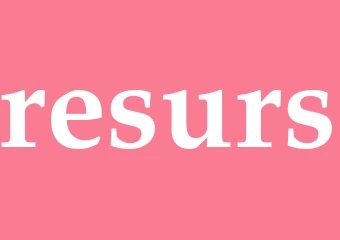 Synonym resurs