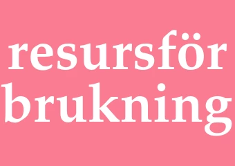 Synonym resursförbrukning