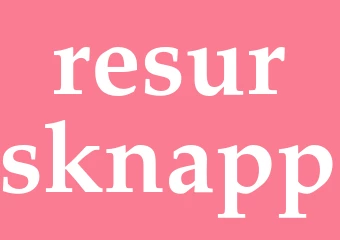 Synonym resursknapp