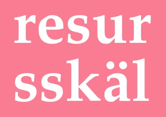 Synonym resursskäl