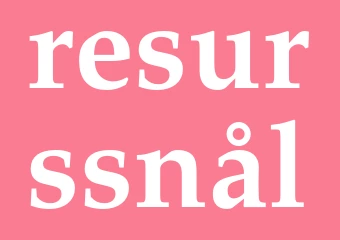 Synonym resurssnål