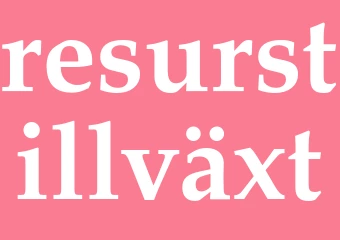 Synonym resurstillväxt