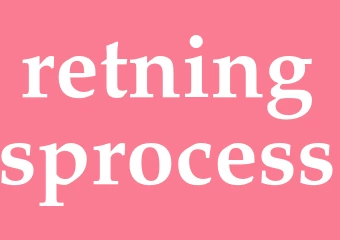 Synonym retningsprocess