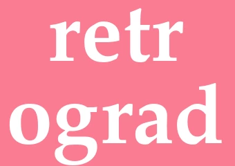 Synonym retrograd