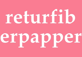 Synonym returfiberpapper