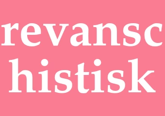 Synonym revanschistisk