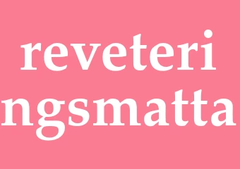 Synonym reveteringsmatta