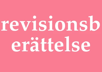 Synonym revisionsberättelse