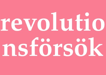 Synonym revolutionsförsök