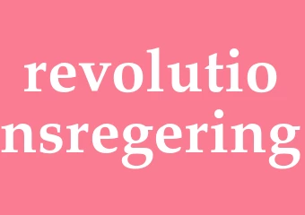 Synonym revolutionsregering