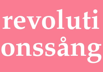 Synonym revolutionssång