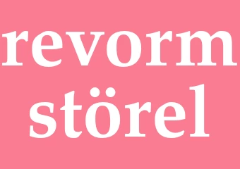 Synonym revormstörel
