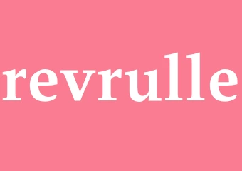 Synonym revrulle