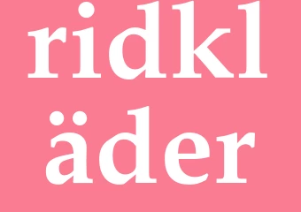 Synonym ridkläder
