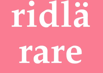 Synonym ridlärare