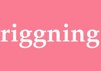 Synonym riggning