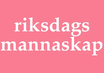 Synonym riksdagsmannaskap
