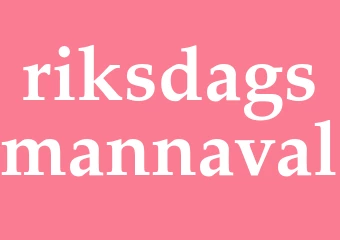 Synonym riksdagsmannaval