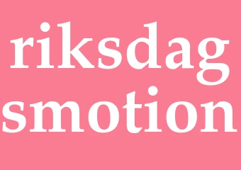 Synonym riksdagsmotion
