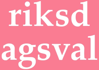Synonym riksdagsval