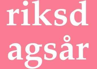 Synonym riksdagsår
