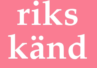 Synonym rikskänd