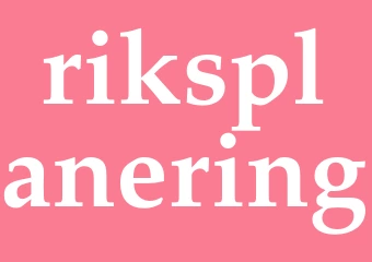 Synonym riksplanering