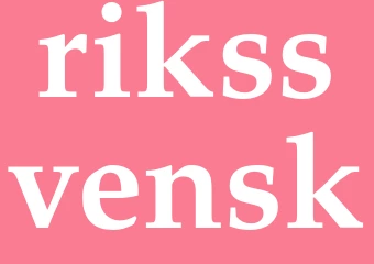Synonym rikssvensk