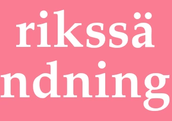Synonym rikssändning