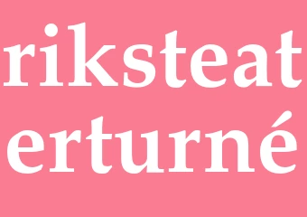 Synonym riksteaterturné