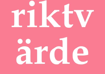 Synonym riktvärde