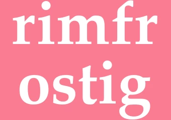 Synonym rimfrostig