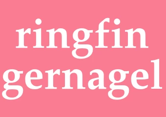 Synonym ringfingernagel
