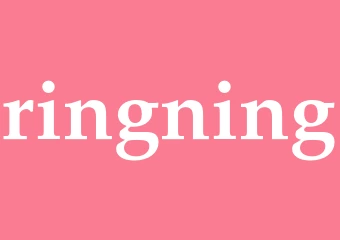 Synonym ringning