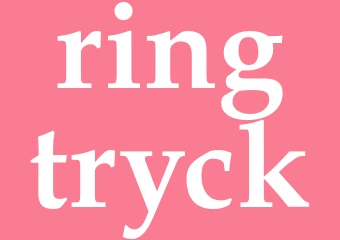 Synonym ringtryck