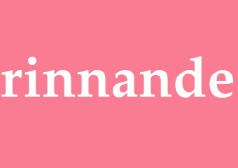 Synonym rinnande